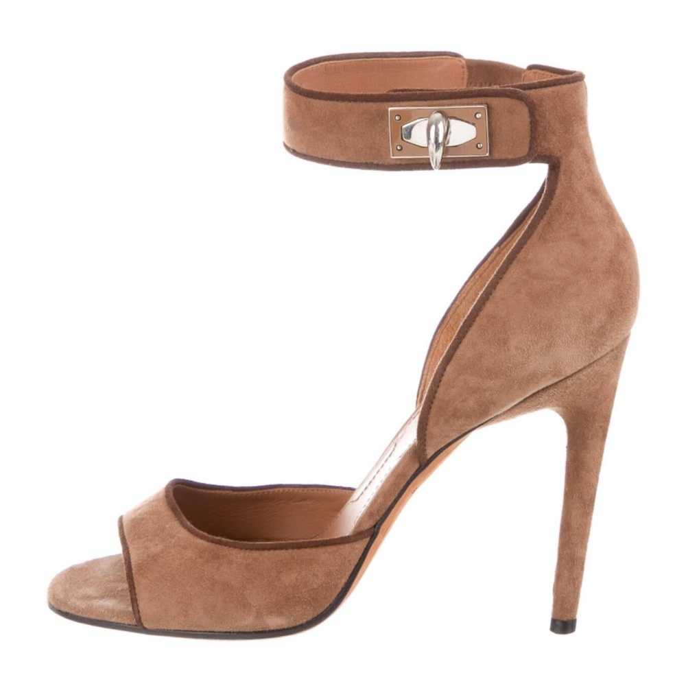 Givenchy Shark lock suede heels